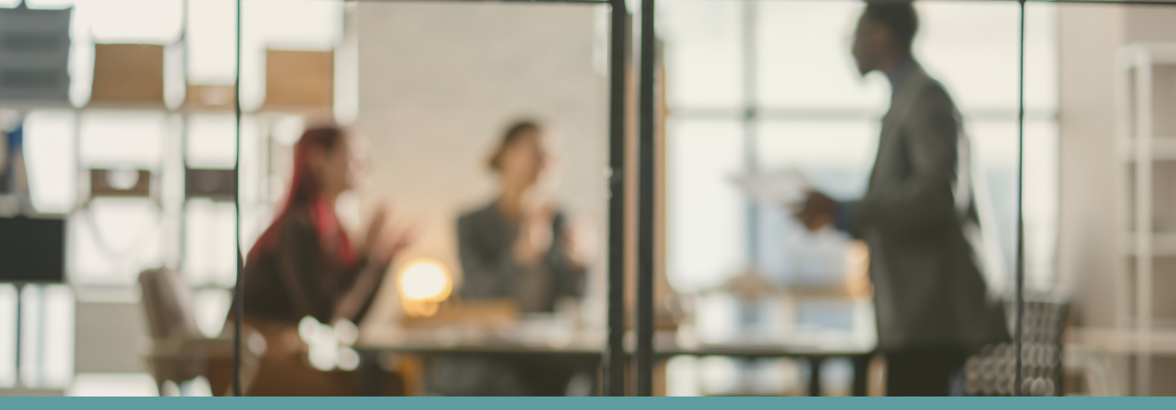 Business Owner talking to employees